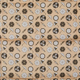 サンローラン YSLロゴ アンブレラ 傘柄 スカーフ ハンカチ ベージュ マルチカラー コットン レディース SAINT LAURENT 【中古】